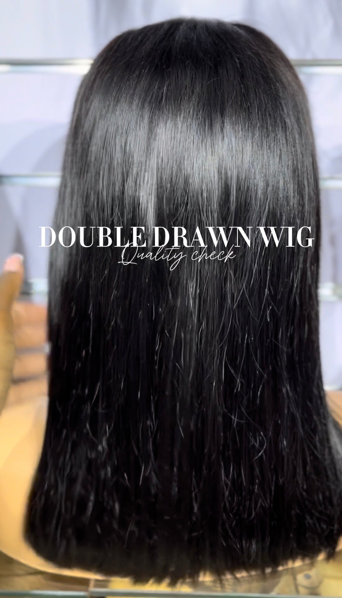 AMAHLE unit-Double Drawn, Brazilian wig, 10"-24"